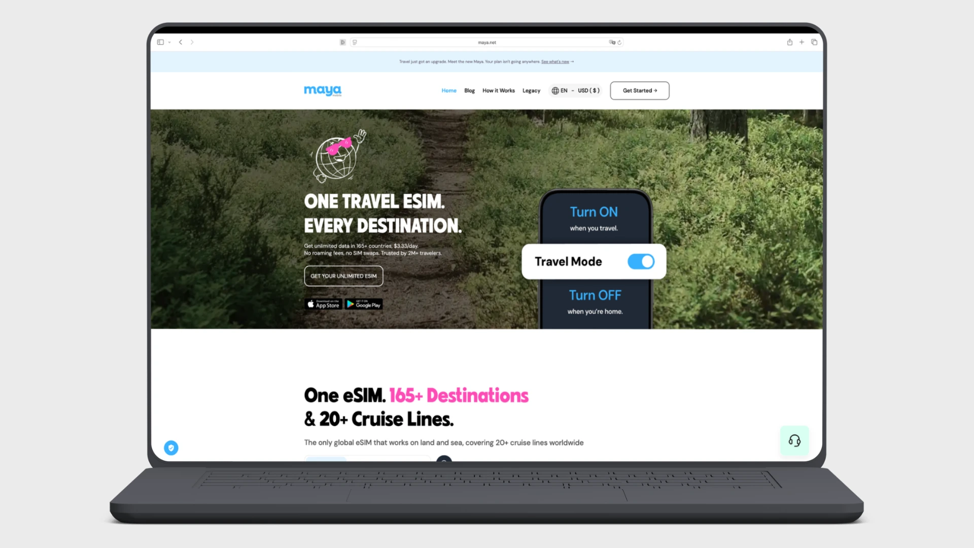Maya Mobile gooit het roer om: één Unlimited eSIM, abonnement van 3 of 14 dagen